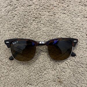 Ray-Ban Tortoise and Black Clubmaster Sunglasses